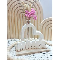 Muttertag Oma Mama Deko Geschenk Mitbringsel Geburtstag Trockenblumen Vase Muttertagsgeschenk von MadebyStephieDesigns