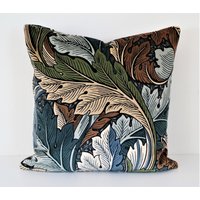 Doppelseitiger 45 cm Großer Acanthus-Kissenbezug. Entwurf William Morris. Aus Luxuriösem Samt, Für Kissen in Der Größe X cm von MadebyUDesign