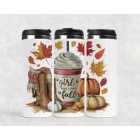 Herbstmotiv, Thermobecher Für Kalte Und Warme Getränke, Bücherwurm, Wichtelgeschenk, Kaffee To Go, Tee von Madebyanjus