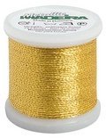 Madeira Garne 40m Stick- und Klöppelgarn Metallic No. 12 - Farbe: Gold 37 von MADEIRA