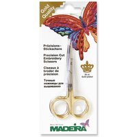 Madeira - 9478 Stickschere vergoldet (2-fach gebogen, 10 cm lang) von Madeira