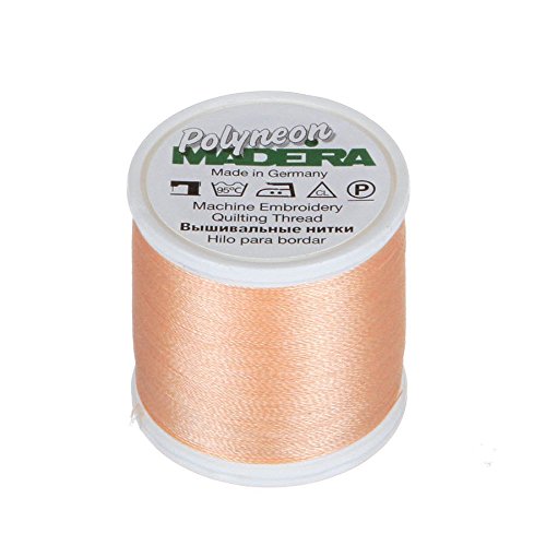 Madeira 9845 – – 1853 2-lagig Polyneon Polyester Stickgarn, 40 wt/135D 440 YD, Flamingo von MADEIRA