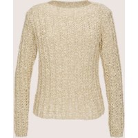 MADELEINE Longpullover "Strickpullover Baumwollpullover mit Rippenmuster" Durchbrochenes Rippenmuster von Madeleine