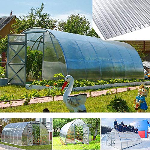 MadeluX Tunnel Gewächshaus 3x6m Polycarbonat 6mm Prime von SerraShop, erweiterbar Gewächshaus für den Garten, für den Gemüsegarten oder für Ihre Gärtnerei von MadeluX