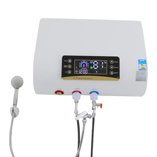 80L Warmwasserspeicher 2000W LCD Elektrischer Tank-Wassererhitzer 30–75°C Thermostatfunktion Wandmontage Warmwasserbereiter mit Handbrause und Duschschlauch 80L Warmwasserspeicher 2000W LCD Elektrischer Tank-Wassererhitzer 30–75°C Thermostatfunktion Wandmontage Warmwasserbereiter mit Handbrause und Duschschlauch von Madelynn