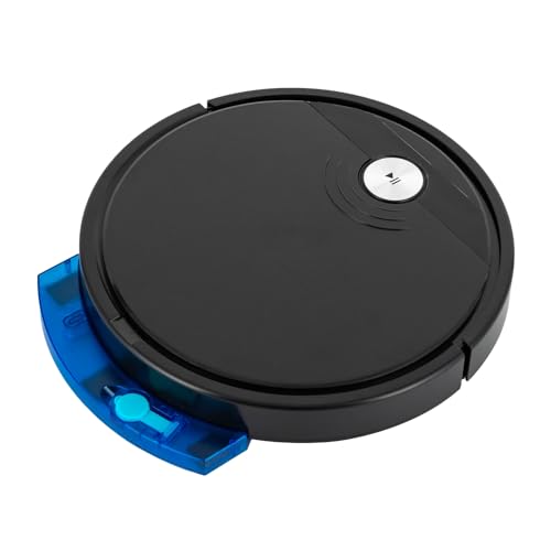Madelynn 3-in-1 Saugroboter mit Wischfunktion 15W 1800Pa Kehrmaschine Mehrere Steuerungsmethoden Staubsauger Roboter 150ml Wassertankkapazität 55dB mit Fernbedienung für Marmor, Keramikfliesen von Madelynn