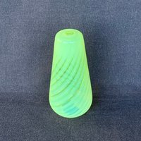 Antikes Gerettetes Gelbes Glas Kronleuchter Ersatzteil. Partytisch Mittelstück Dekoration Versorgung. Frühling Und Ostern Wohndekor von MademoiselleChipotte