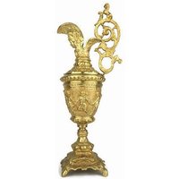 Antike Messing Krug Vase, Vintage Dekorative Krug, Große Amphorenvase von MademoiselleElleShop