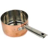 Großer Verkupferter Kochtopf, Verkupferte Inox-Pfanne Mit Inox-Griff von MademoiselleElleShop