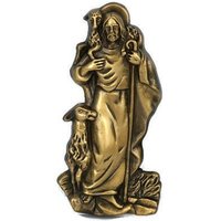 Jesus Mit Lamm Messing Wandplakette, Statue Wandplakette von MademoiselleElleShop