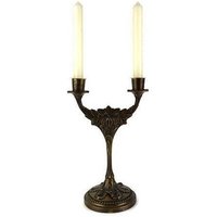 Vintage Messing Kerzenhalter 2 Kerzen, Antiker Kerzenständer, Candelabra von MademoiselleElleShop