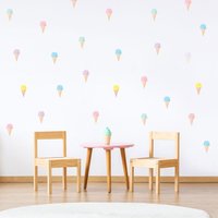 Eistüten Wandtattoos, Plastikfreie Wandaufkleber Für's Kinderzimmer von MadeofSundays