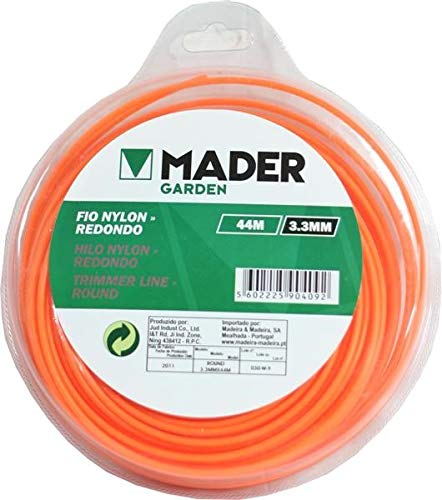 Mader Garden Tools 90409 Nylonschnur, 3,3 mm, 44 m von Mader Garden Tools