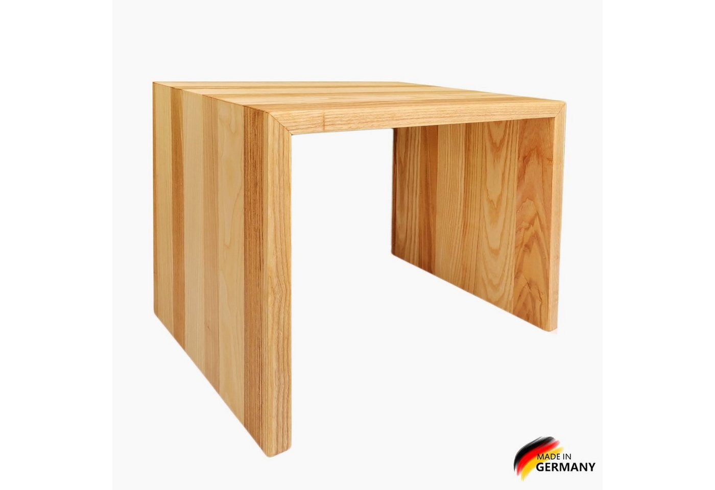 Madera Spielzeuge Hockerbank Designer Hocker Esche (1 St., 1 hocker-bank), Handarbeit Made in Germany von Madera Spielzeuge