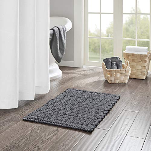 Madison Park Badteppich Badteppich 20x30 anthrazit von Madison Park