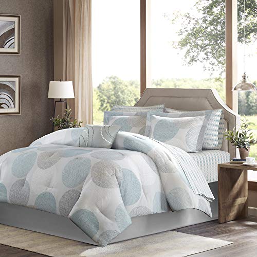 Madison Park Essentials Knowles komplett Bett und-Bettlaken-Set, Aqua, King Madison Park Essentials Knowles komplett Bett und-Bettlaken-Set, Aqua, King von Madison Park