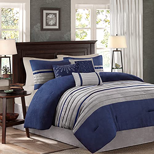 Madison Park Kuscheldecken-Set, Palmer, 7-teilig California King blau Madison Park Kuscheldecken-Set, Palmer, 7-teilig California King blau von Madison Park