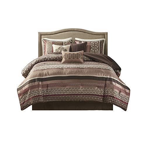 Madison Park Princeton 7-teiliges Bettdecken-Set, Queensize, Rot Madison Park Princeton 7-teiliges Bettdecken-Set, Queensize, Rot von Madison Park