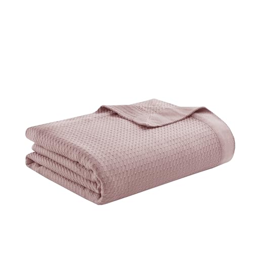 Madison Park Weiche, zertifizierte Decke aus 100% ägyptischer Baumwolle, atmungsaktiv, gemütlich, Premium-Waffelstrick, klassisches Design, luxuriös, für alle Jahreszeiten, Leichter Bezug für Bett, Madison Park Weiche, zertifizierte Decke aus 100% ägyptischer Baumwolle, atmungsaktiv, gemütlich, Premium-Waffelstrick, klassisches Design, luxuriös, für alle Jahreszeiten, Leichter Bezug für Bett, von Madison Park