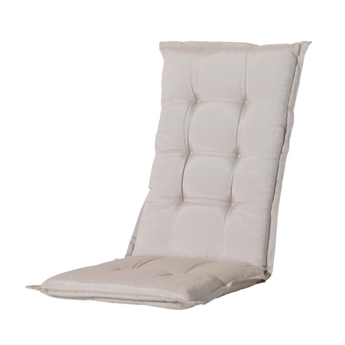 Madison 7MONL-B251 Stuhlauflage, niedrig Panama linnen, 50 x 105 cm, Baumwolle/Polyester, beige von Madison