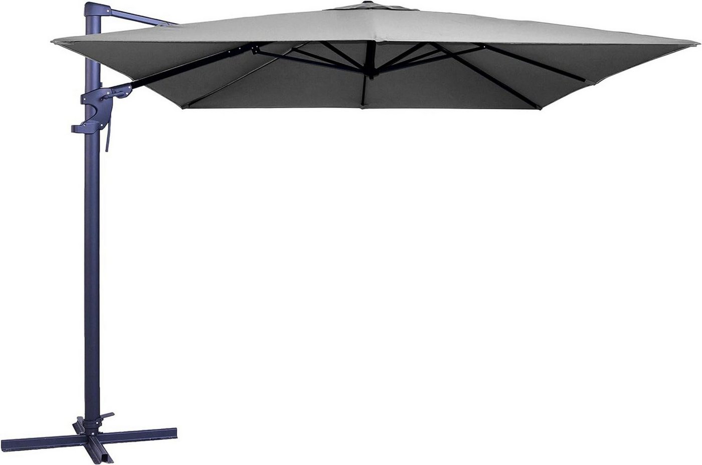 Madison Ampelschirm 3x3 m hellgrau Monaco flex Sonnenschirm kippbar neigbar drehbar, LxB: 300,00x300,00 cm, Set, Ampelschirm inkl. Plattenständer, axial verstellbar / 360 Grad Drehbar / am Mast verstellbar Madison Ampelschirm 3x3 m hellgrau Monaco flex Sonnenschirm kippbar neigbar drehbar, LxB: 300,00x300,00 cm, Set, Ampelschirm inkl. Plattenständer, axial verstellbar / 360 Grad Drehbar / am Mast verstellbar von Madison