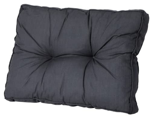 Madison Auflage Florance Lounge, 50% Baumwolle/50% Polyester, L Basic schwarz, schwarz, 60 x 43 cm von Madison