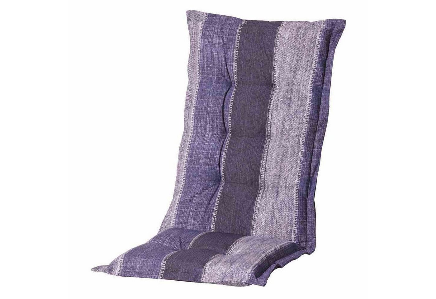 Madison Hochlehnerauflage Denim Stripe blau, Aufage zu Sessel hoch 50% Baumwolle / 50% Polyester von Madison