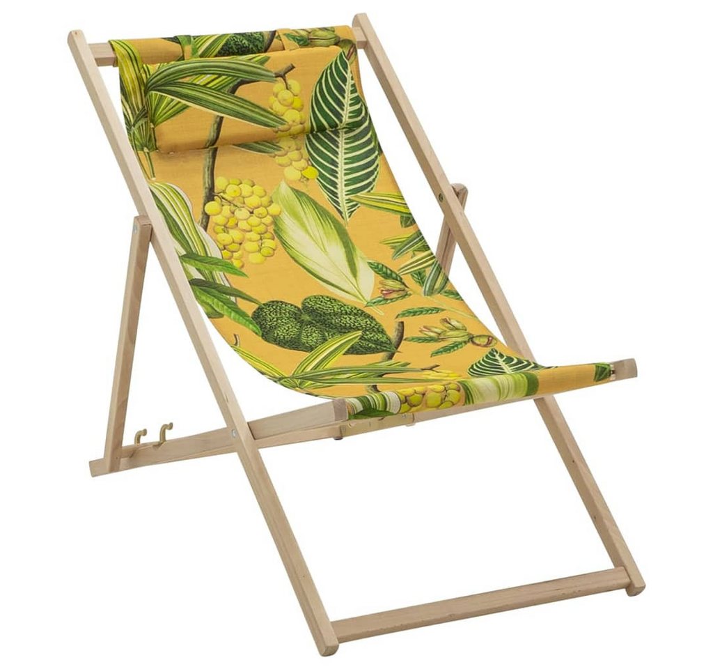 Madison Strandkorb Strandstuhl La Grave 55x90x87 cm Gelb, (1-tlg) von Madison