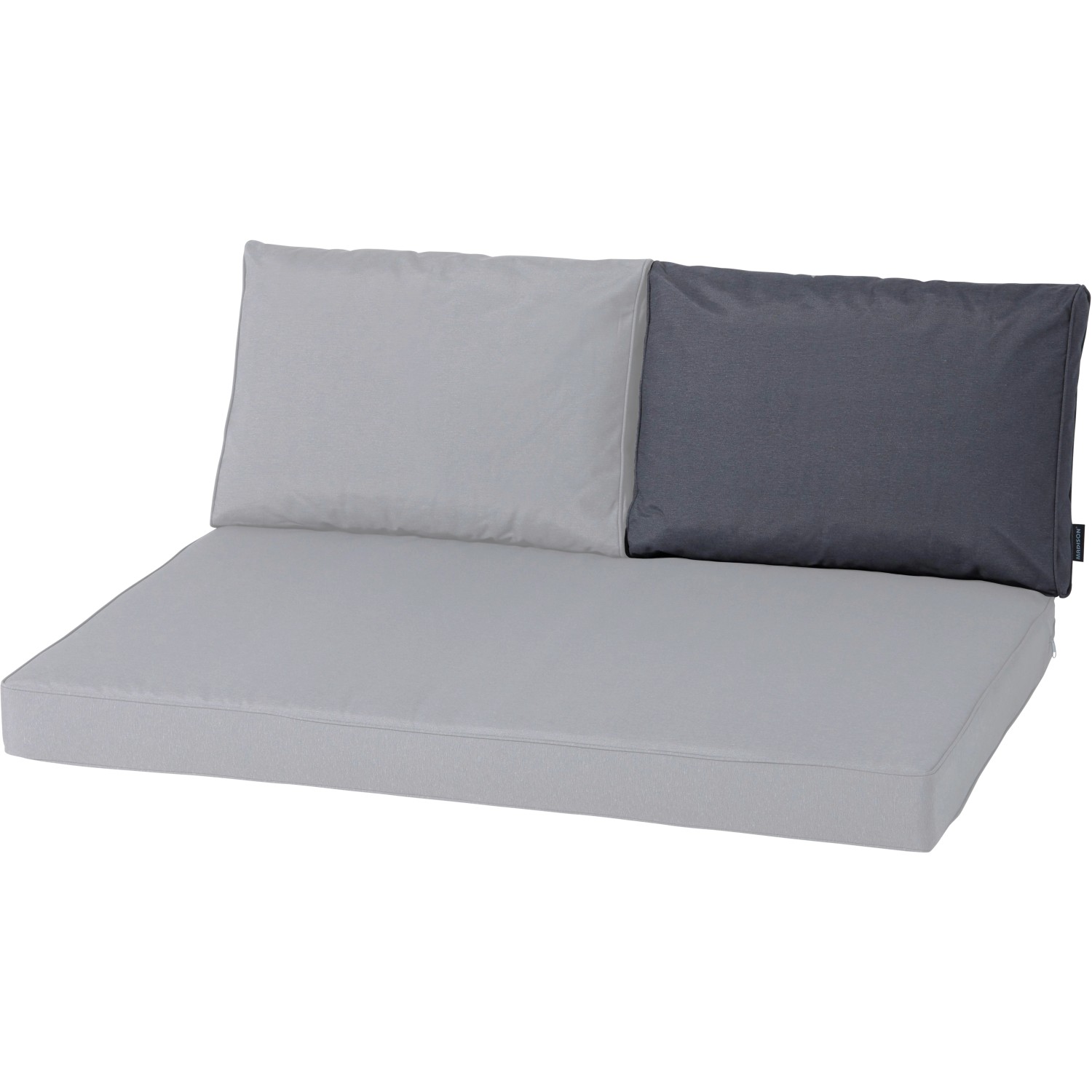 Madison Palettenkissen Rückenteil Outdoor Panama Grey 60 cm x 40 cm von Madison