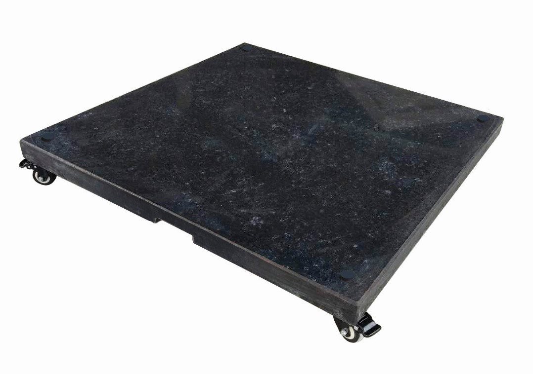 Madison Schirmhalter Granit-Sockel St. Tropez", schwarz, 80 x 80 cm, ca. 120 kg" von Madison