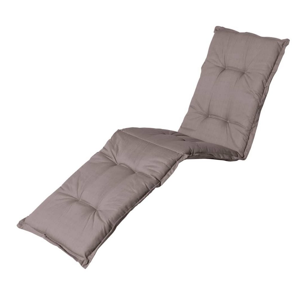 Madison Sitzauflage Auflage für Sonnenliege Basic 200x60 cm Taupe, (1 St) von Madison