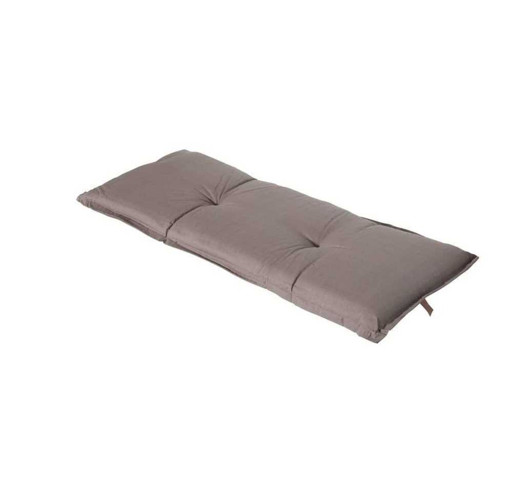 Madison Sitzauflage Bankauflage Basic 120x48 cm Taupe, (1 St) von Madison