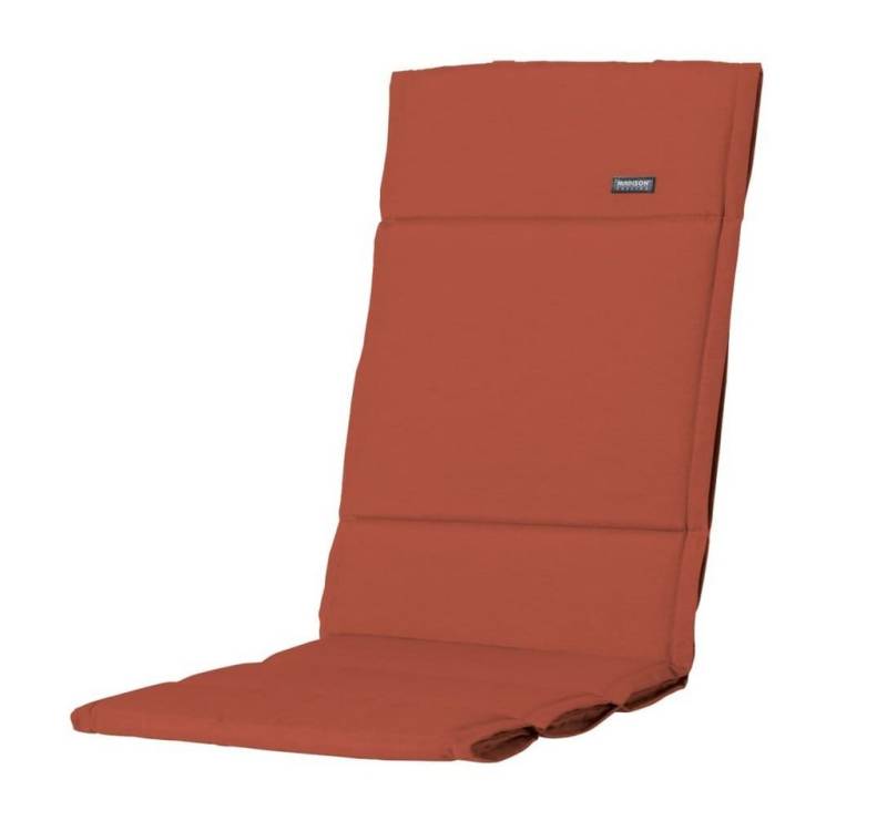 Madison Sitzauflage Stuhlauflage Panama Textil 125x50 cm Terracotta-Rot, (1 St) von Madison