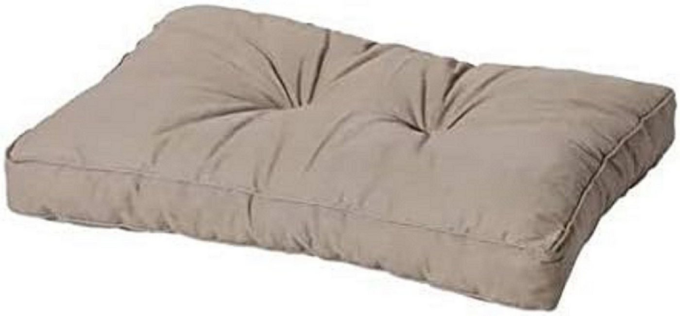 Madison Sitzkissen Rückenkissen 70x40 cm sand Lounge Kissen Sitz Auflage Polster, UV-beständig von Madison