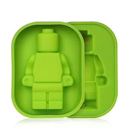 Silikon-Backform mit Figur Lego für Fondant von Madridcatessen