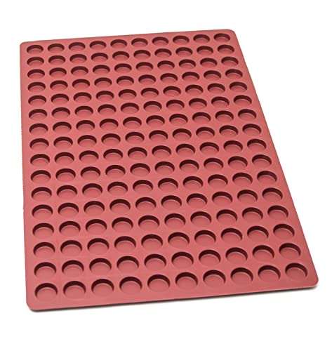 Maé Innovation Silikonform Antihaftbeschichtet 40x30cm - 80 Medaillonform (Ø28x8mm pro Mulde) - 4.5ml - 100%-Premium Qualität von Maé