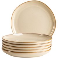 Serie Cordelia, Dessertteller, 6-er Set, Keramik, Sand Serie Cordelia, Dessertteller, 6-er Set, Keramik, Sand von Mäser