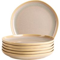 MÄSER Dessertteller "Cordelia, Teller-Set aus Steinzeug" Geschirr-Set von Mäser