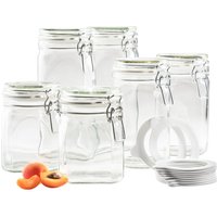 Mäser, Serie Gothika, 7 teiliges Einmachglas-Set von Mäser