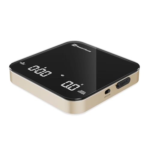 Maestri House Mini-Kaffeewaage mit Timer, Wiederaufladbare Espresso Waage, Präzise 2kg/0,1g Waage für Espresso & Pour-Over, Tragbare Digitale Küchenwaage mit Automatischer Zeitmessung Maestri House Mini-Kaffeewaage mit Timer, Wiederaufladbare Espresso Waage, Präzise 2kg/0,1g Waage für Espresso & Pour-Over, Tragbare Digitale Küchenwaage mit Automatischer Zeitmessung von Maestri House