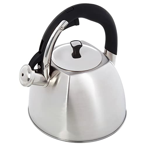 Maestro MR-1333-S Kettle with Lid and Whistling Sound 2.2 L Stainless Steel Whistling von Maestro