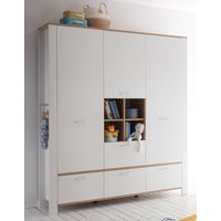 Mäusbacher Adele Kleiderschrank Weiß matt lackiert - 160x195x47 cm von Mäusbacher