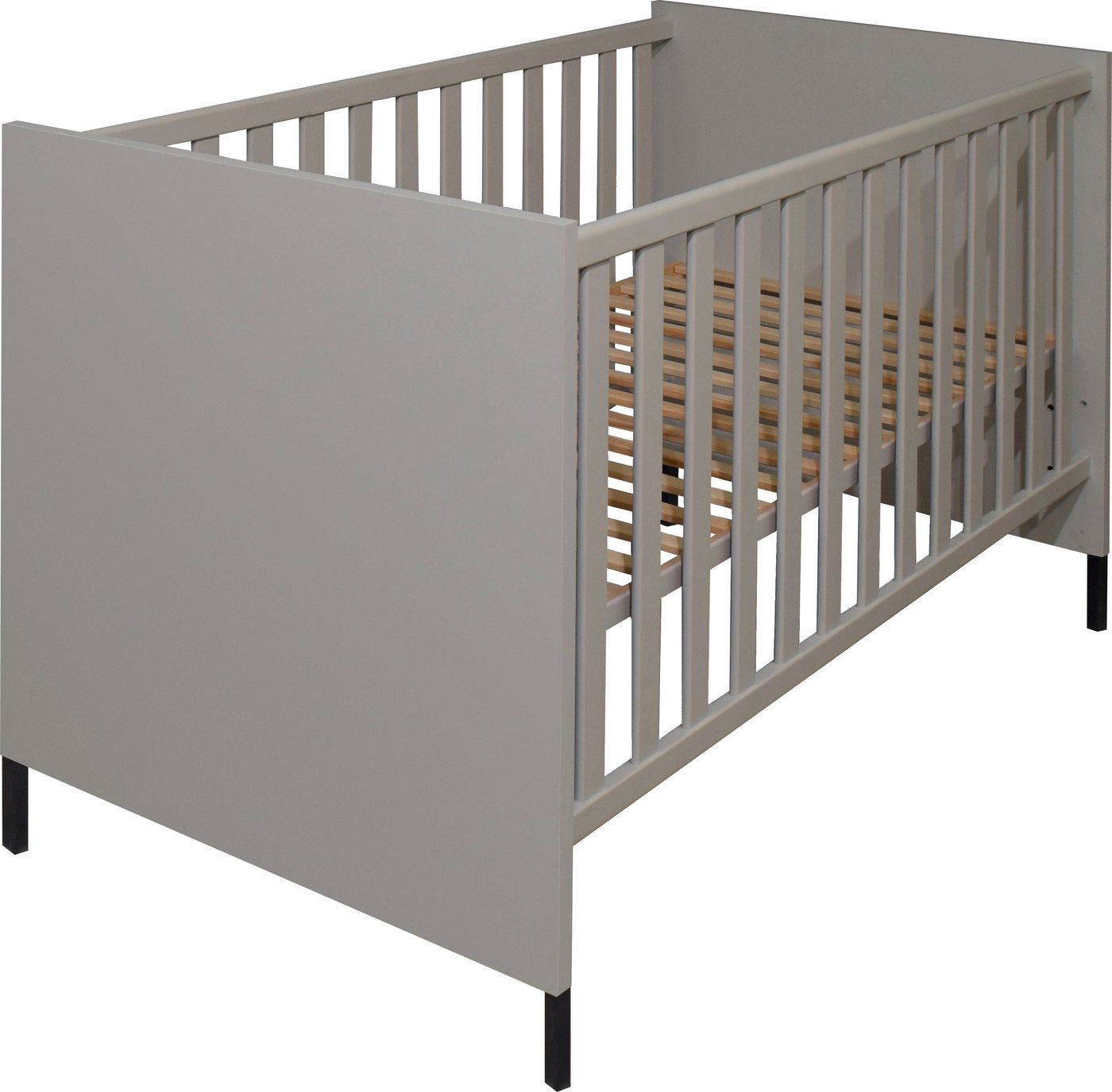 Mäusbacher Babybett, Metallfüße, Metallgriffe von Mäusbacher