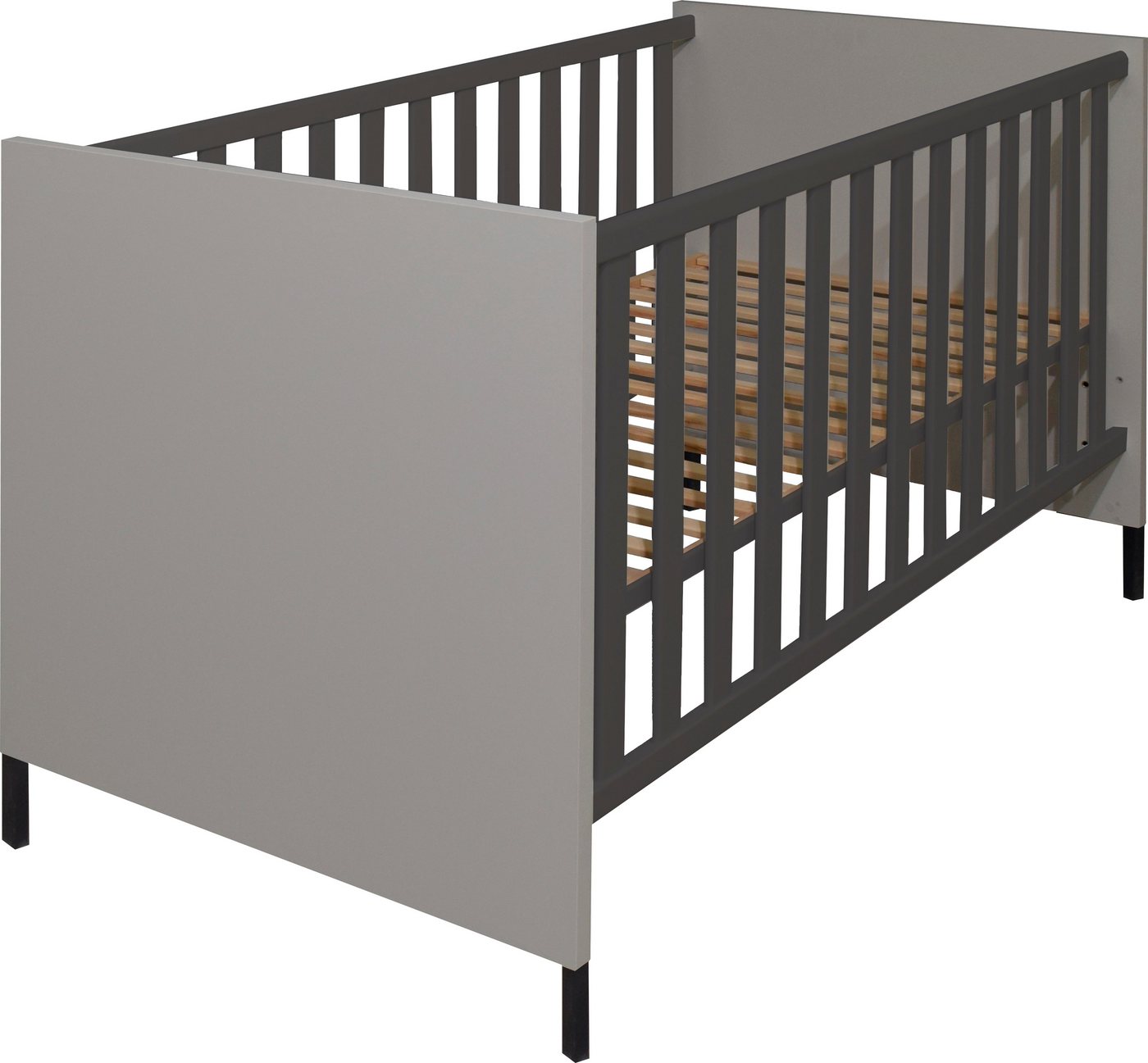 Mäusbacher Babybett, Metallfüße, Metallgriffe von Mäusbacher