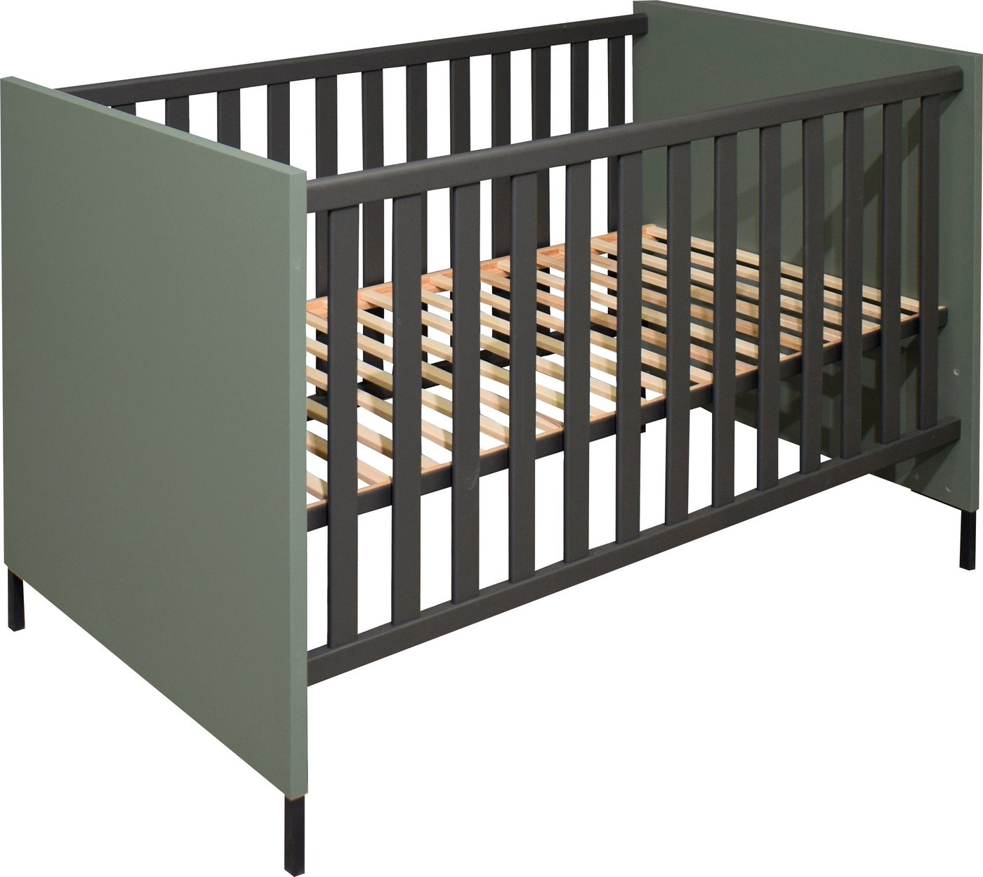 Mäusbacher Babybett, Metallfüße, Metallgriffe von Mäusbacher