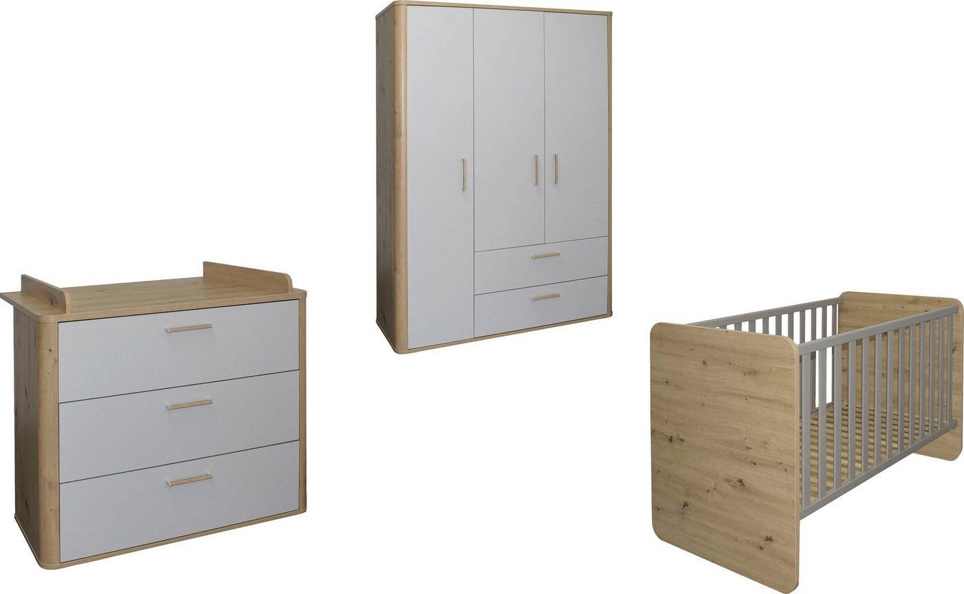 Mäusbacher Babymöbel-Set Lilly, (3-St., Wiko/Bett/Kleiderschrank) von Mäusbacher