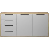 Mäusbacher Clyde Kommode mit 2 Türen und 4 Schubkästen 180x90x45 cm von Mäusbacher