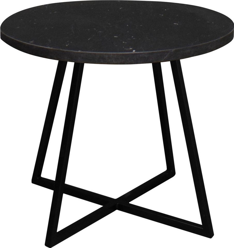 Mäusbacher Couchtisch Couchtisch rund, Couchtisch rund Durchmesser 60cm, Metallgestell von Mäusbacher