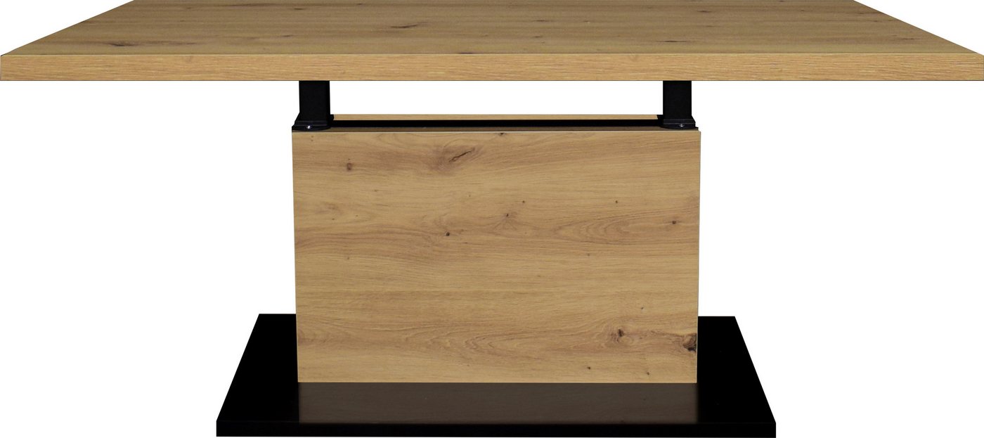 Mäusbacher Couchtisch Lift Couchtisch, höhenverstellbar von 49-68 cm, Breite 120 cm, Metallgestell von Mäusbacher
