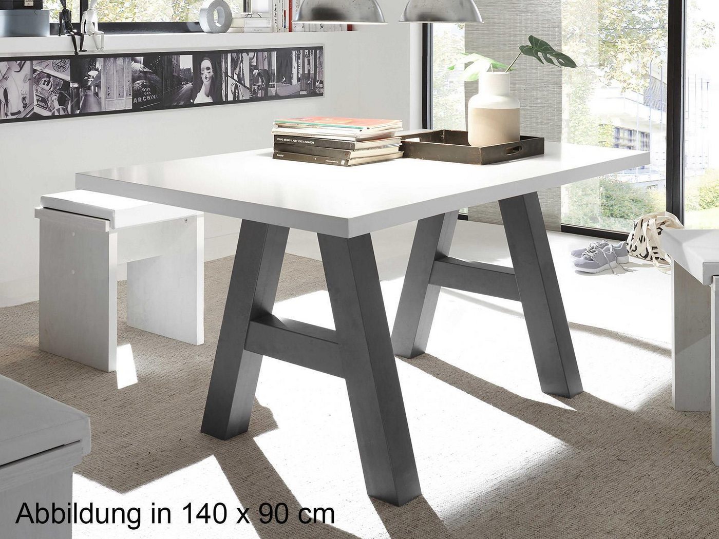 Mäusbacher Esstisch 160 x 75 x 90 cm (B/H/T) von Mäusbacher